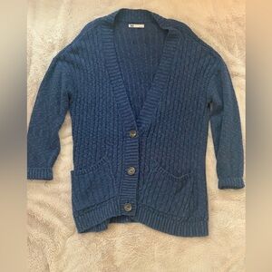 Cardigan size XL blue with pockets
So brand in perfect condition